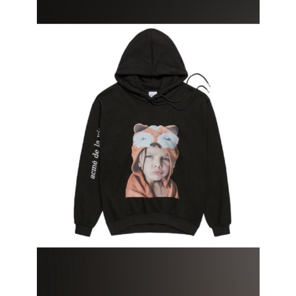 [Nỉ bông cao cấp] Áo hoodie ADLV in hình bé khỉ đội mũ nỉ bông cực dày