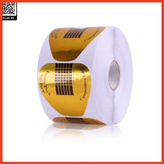 Cuộn phom đắp gel, đắp móng bột