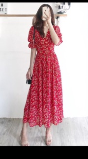 Đầm hoa chất voan