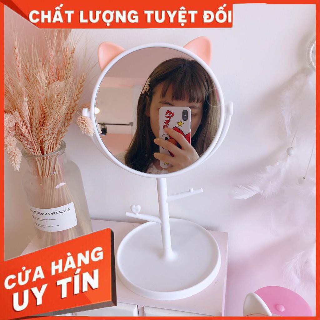 Gương công chúa tai mèo và tai gấu siêu đẹp