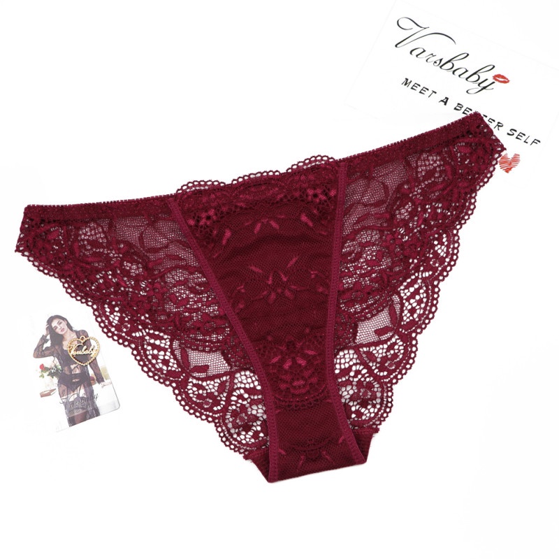 Quần lót VARSBABY N097 ren hoa thoáng khí size S M L XL cho nữ
