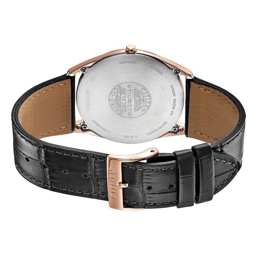Đồng Hồ Nam Citizen Siêu Mỏng Dây Da AR3073-06E - Mặt Đen (Sapphire)