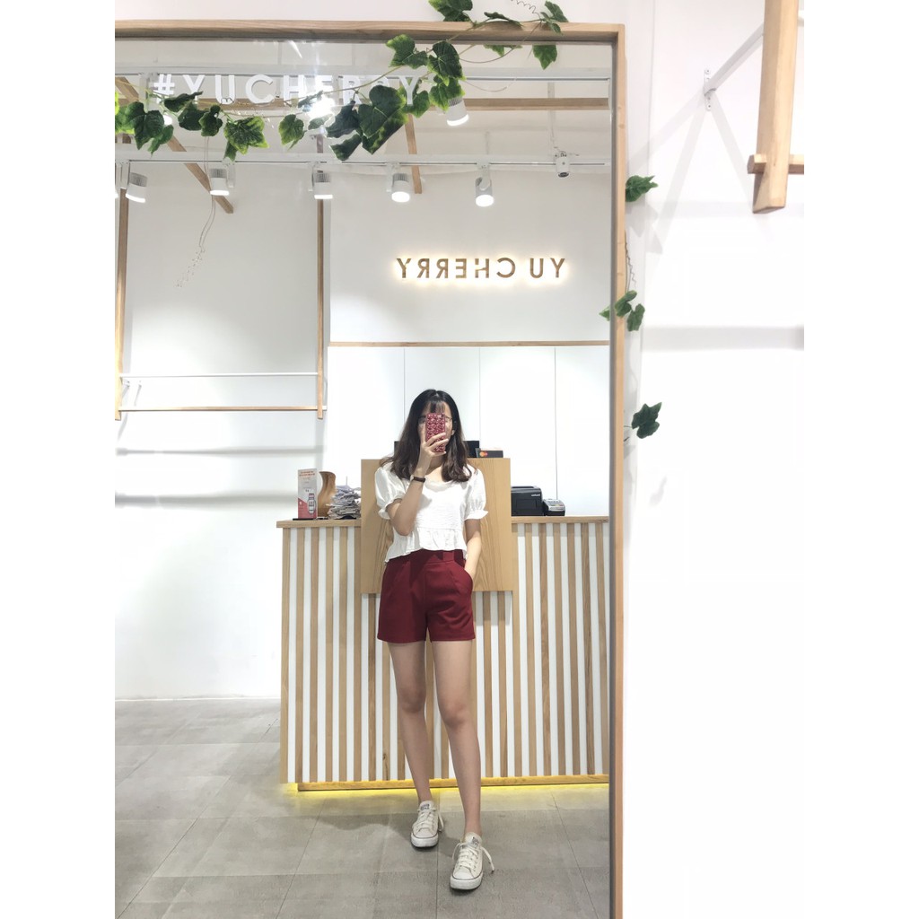 YU CHERRY | Quần nữ Basic Short YQ001