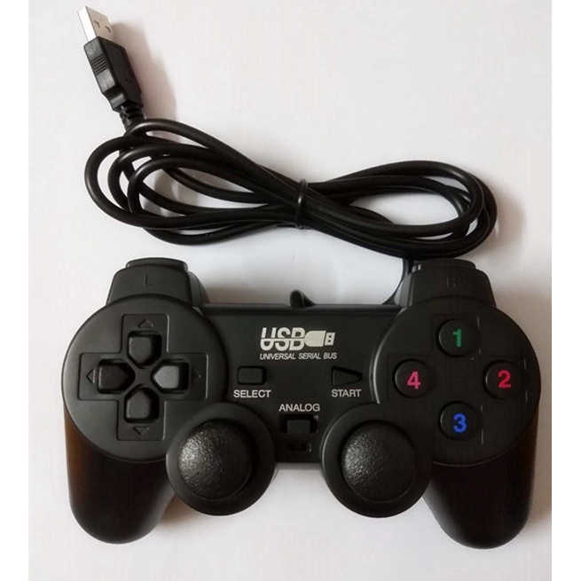 Tay Cầm Chơi Game Có Dây Cổng USB Chất Lượng Cao Cho Ps2 Pc