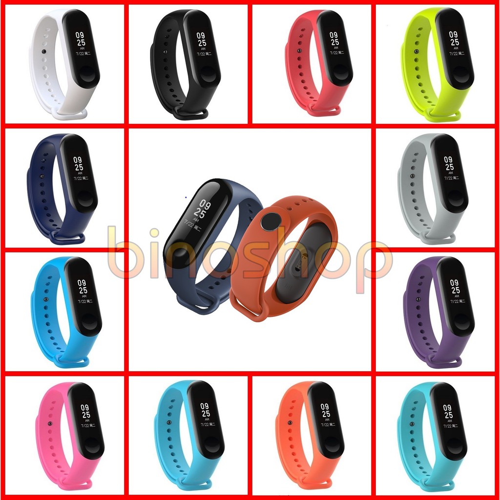 Dây đeo thay thế chính hãng cho Xiaomi Miband 3 Miband 4 - Mijobs