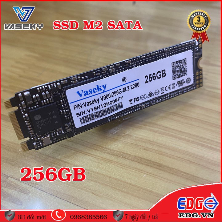 Ổ Cứng SSD 256GB chuẩn M2 2280 SATA . VASEKY V900