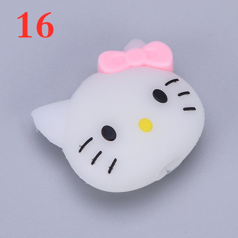 Dễ Thương Phụ Kiện Bảo Vệ Dây Cáp Hình Động Vật Hoạt Hình Đáng Yêu