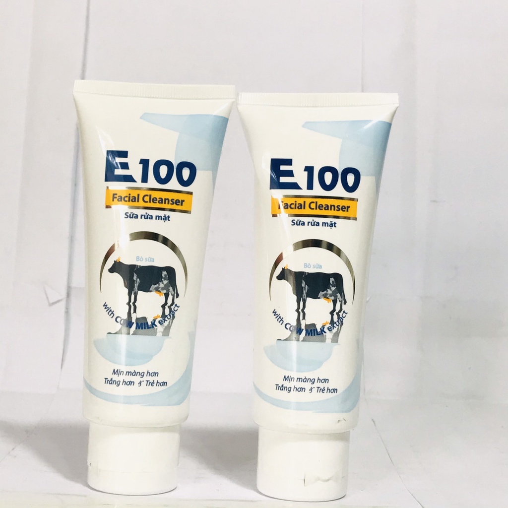 Sữa rửa mặt E100 tinh chất Sữa bò tươi 50ml