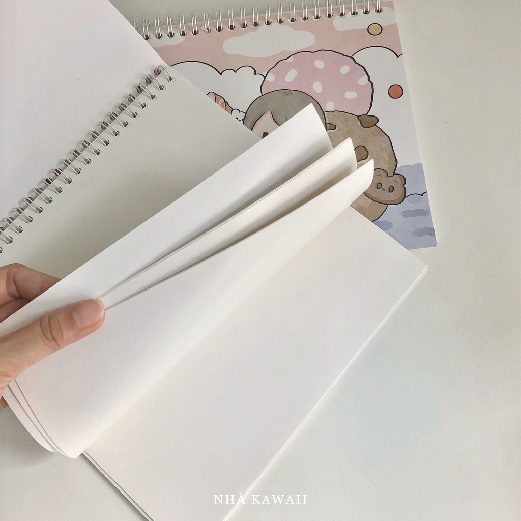 Sổ chiết sticker, washi tape đáng yêu Telado Abu release paper - 80 trang