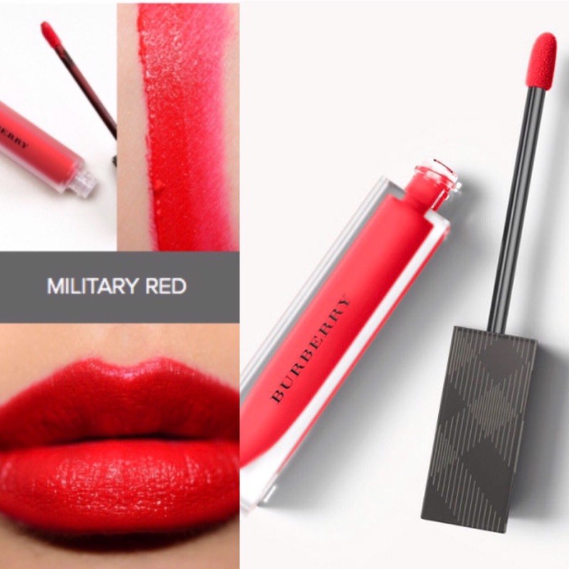 SON KEM BURBERRY Liquid Lip Velvet- No.41 Military Red