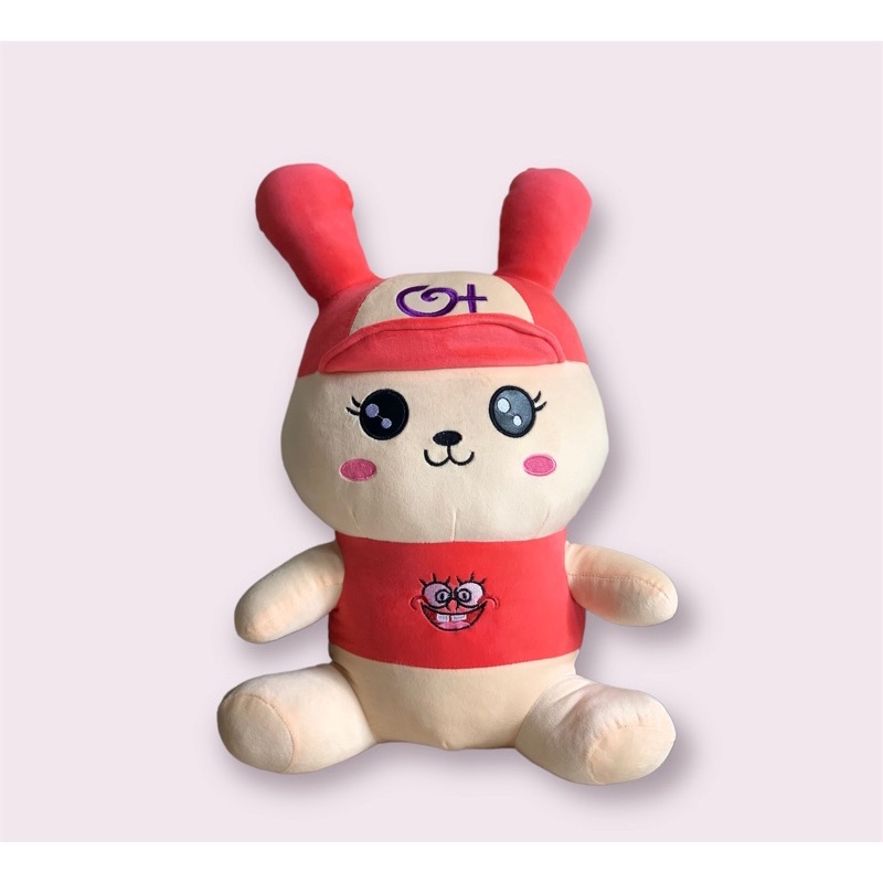 Gấu bông thỏ mũ đáng yêu cho bé mềm mại 55cm