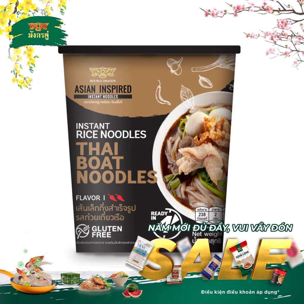 Hủ Tiếu ăn liền Song Long (vị Mì Thuyền Thái) 65 g