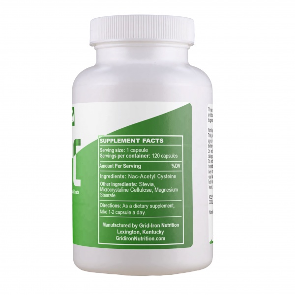 Viên Giải Độc Gan Thận, Trắng Da Grid Iron Nutrition NAC 600mg 120 Viên