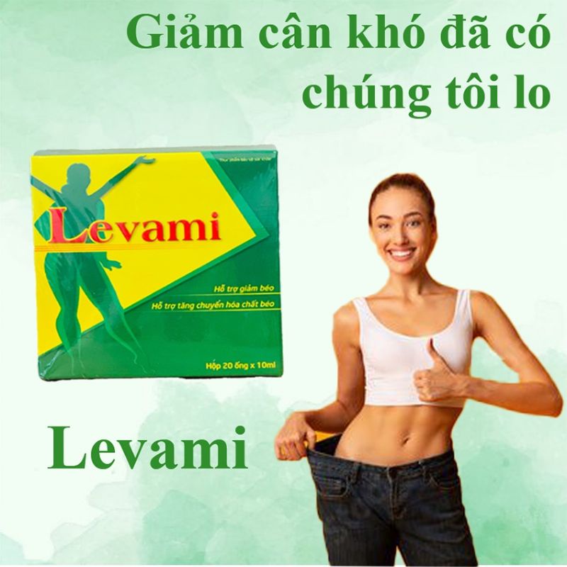 Một ống Giảm cân Levami thảo dược an toàn cho khách thử trải nghiệm