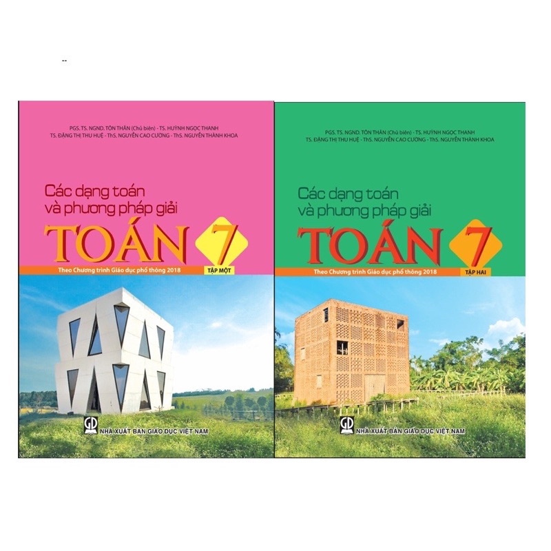 Sách - (Combo 2 tập) Các Dạng Toán Và Phương Pháp Giải Toán 7