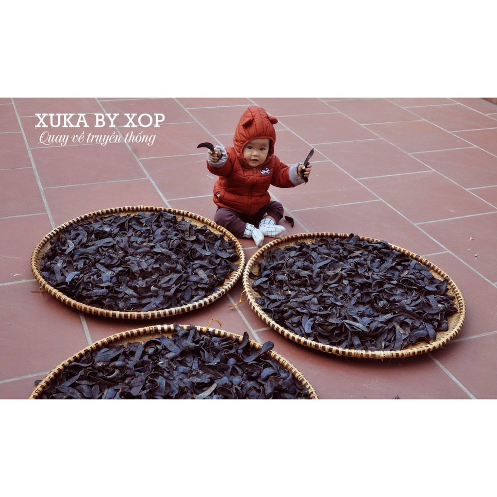 Quả bồ kết rang khô