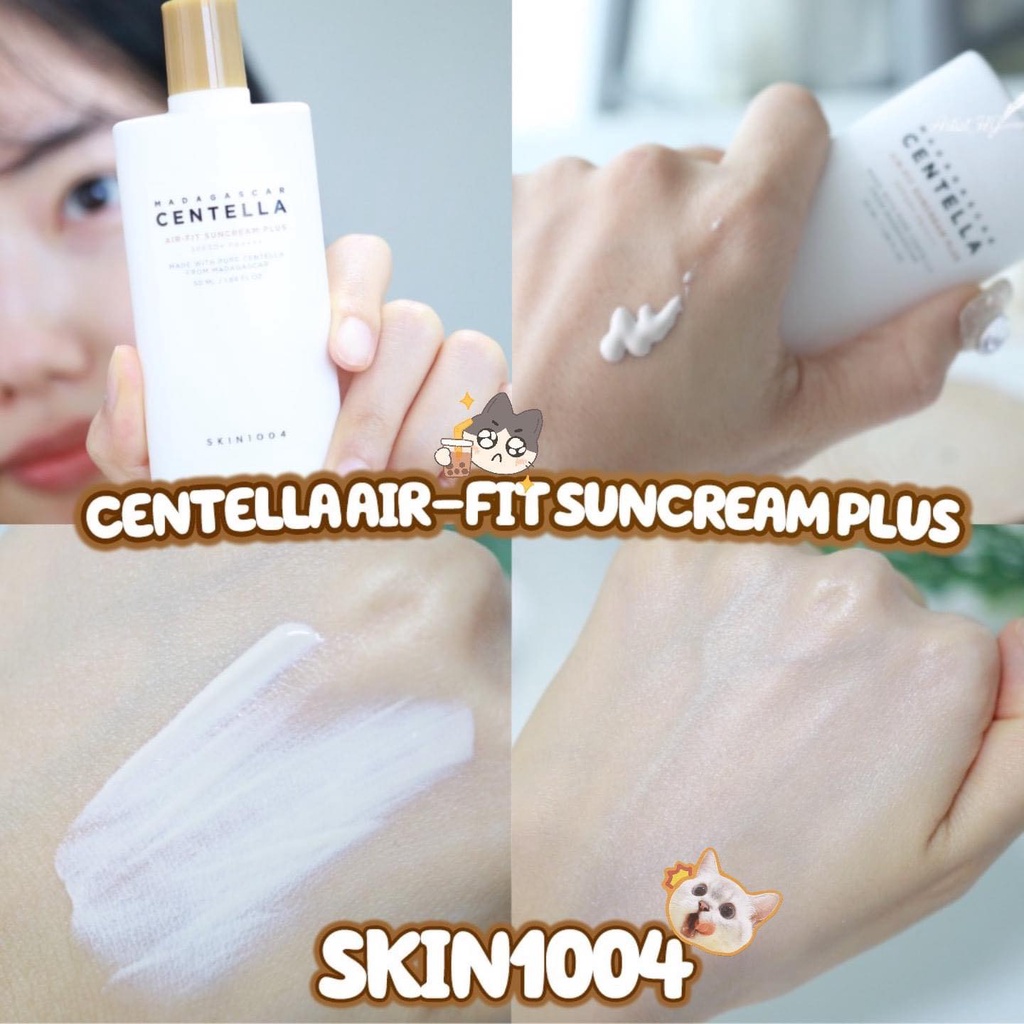 Kem chống nắng Rau Má Skin1004 Madagascar Centella Air-fit Suncream SPF50+ PA++++ 50ml/ Mẫu mới nhất
