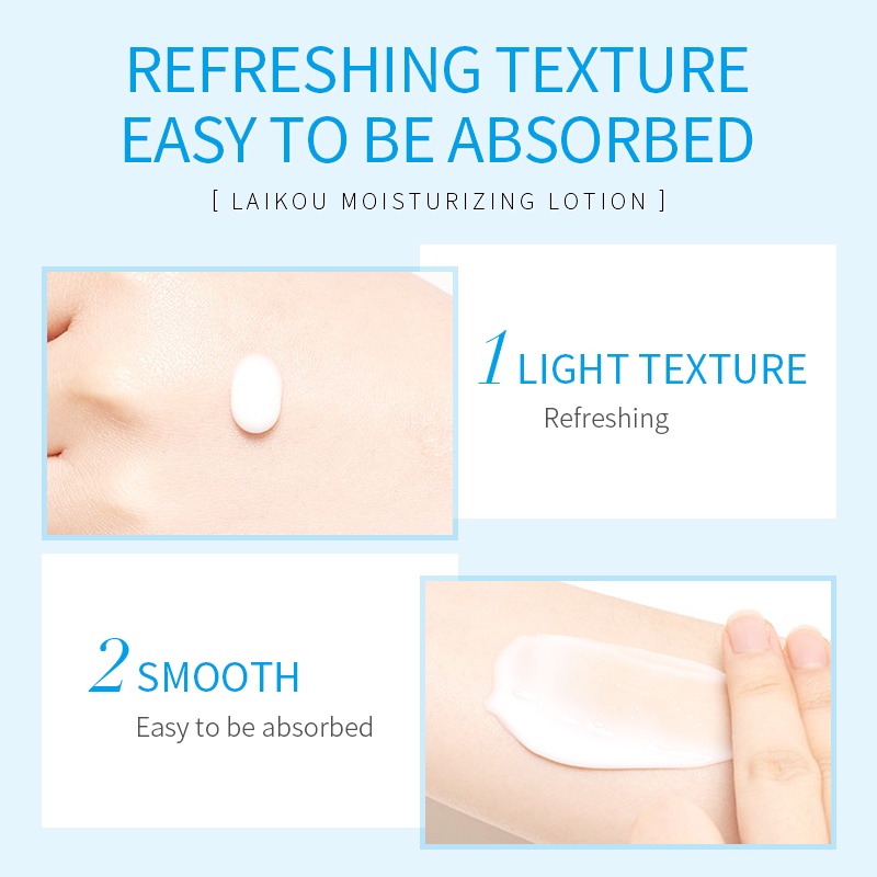 Lotion dưỡng da mặt xóa nếp nhăn dưỡng ẩm làm trắng da LAIKOU 100ml
