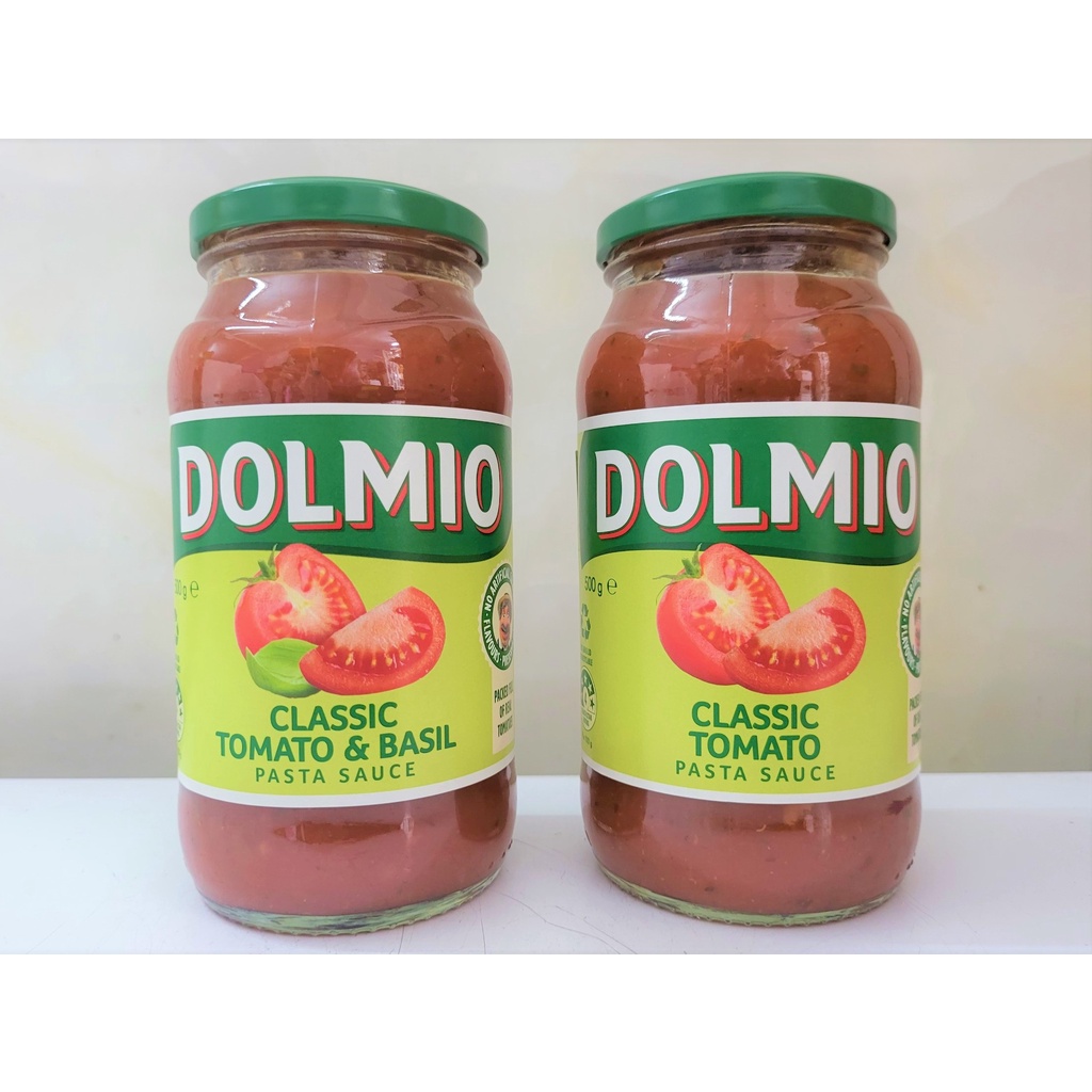 [Lọ 500g] XỐT MÌ Ý CÀ CHUA TRUYỀN THỐNG [Australia] DOLMIO Classic Tomato Pasta Sauce