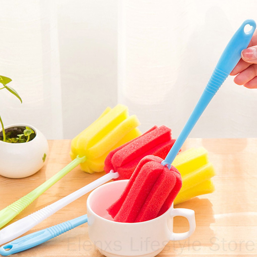 Cọ Rửa Ly Có Tay Cầm Dài Tiện Lợi