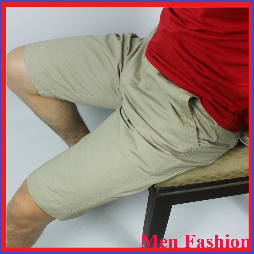 GIẢM GIÁ HOT Quần ngố Trung Niên màu ghi sáng