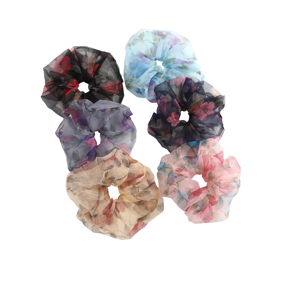 Dây Buộc Tóc Họa Tiết Hoa Xinh Xắn Cho Nữ