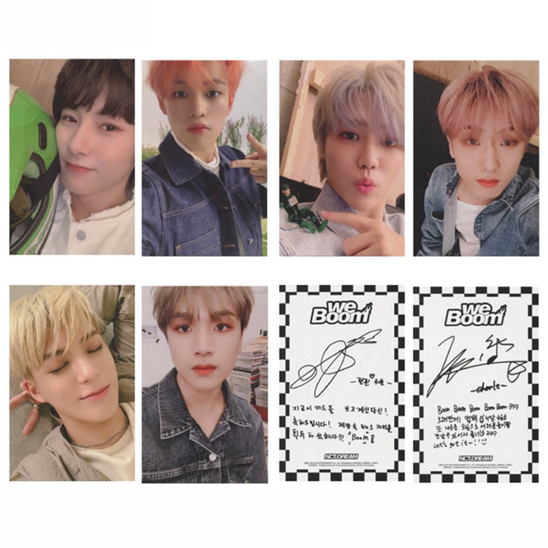 lanfy1 6PCS Kpop NCT DREAM Photo Cards [WE BOOM] 3rd Mini Album Lomo Cards M#sju