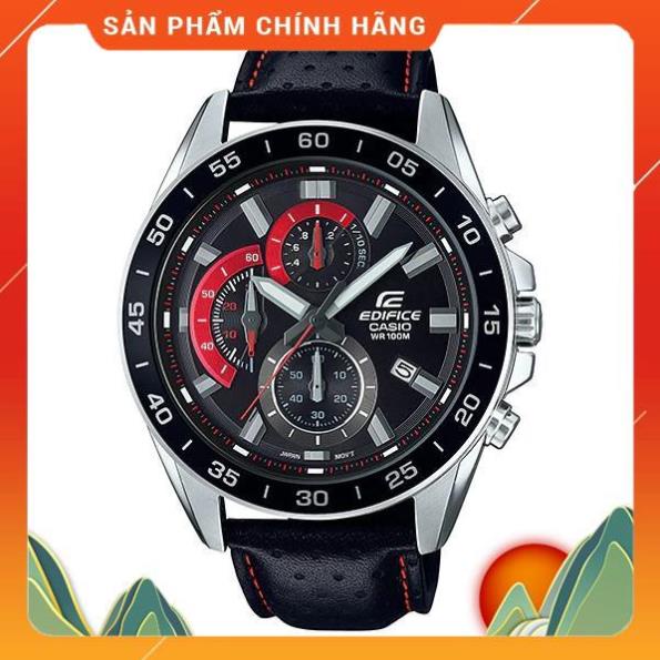 Đồng hồ nam dây da chính hãng Casio EDIFICE EFV-550L-1AVUDF