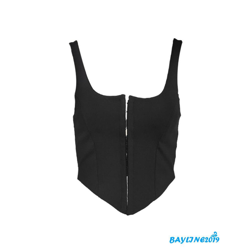 Áo hai dây màu trơn cài móc phía trước gợi cảm thời trang cho nữ