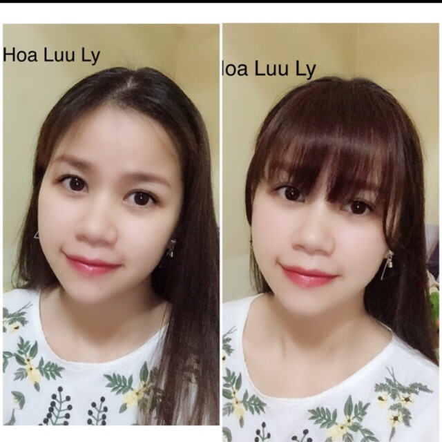 Combo tóc mái giả