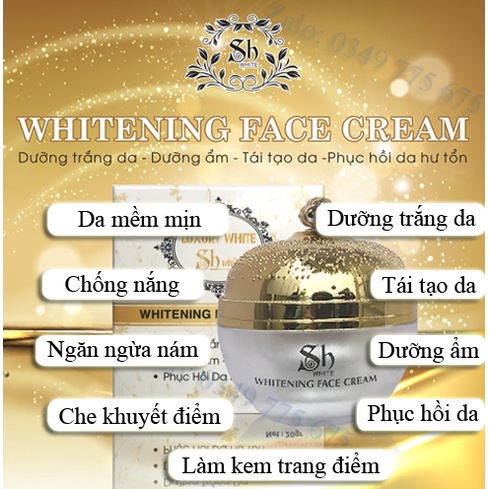 Kem face - Kem dưỡng trắng da mặt bật tông 20gr