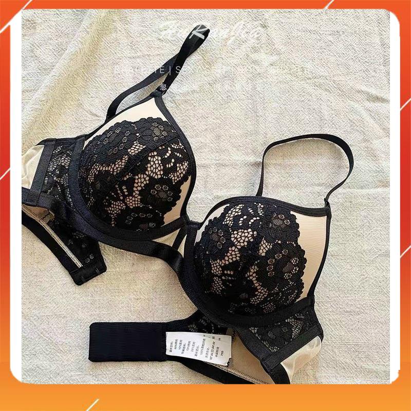 Set bộ đồ lót Pinkk cao cấp áo có gọng cup chéo đệm mút vừa nâng đẩy ngực B13912