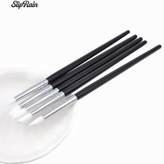 Bộ 5 cây cọ silicon vẽ keo chặn