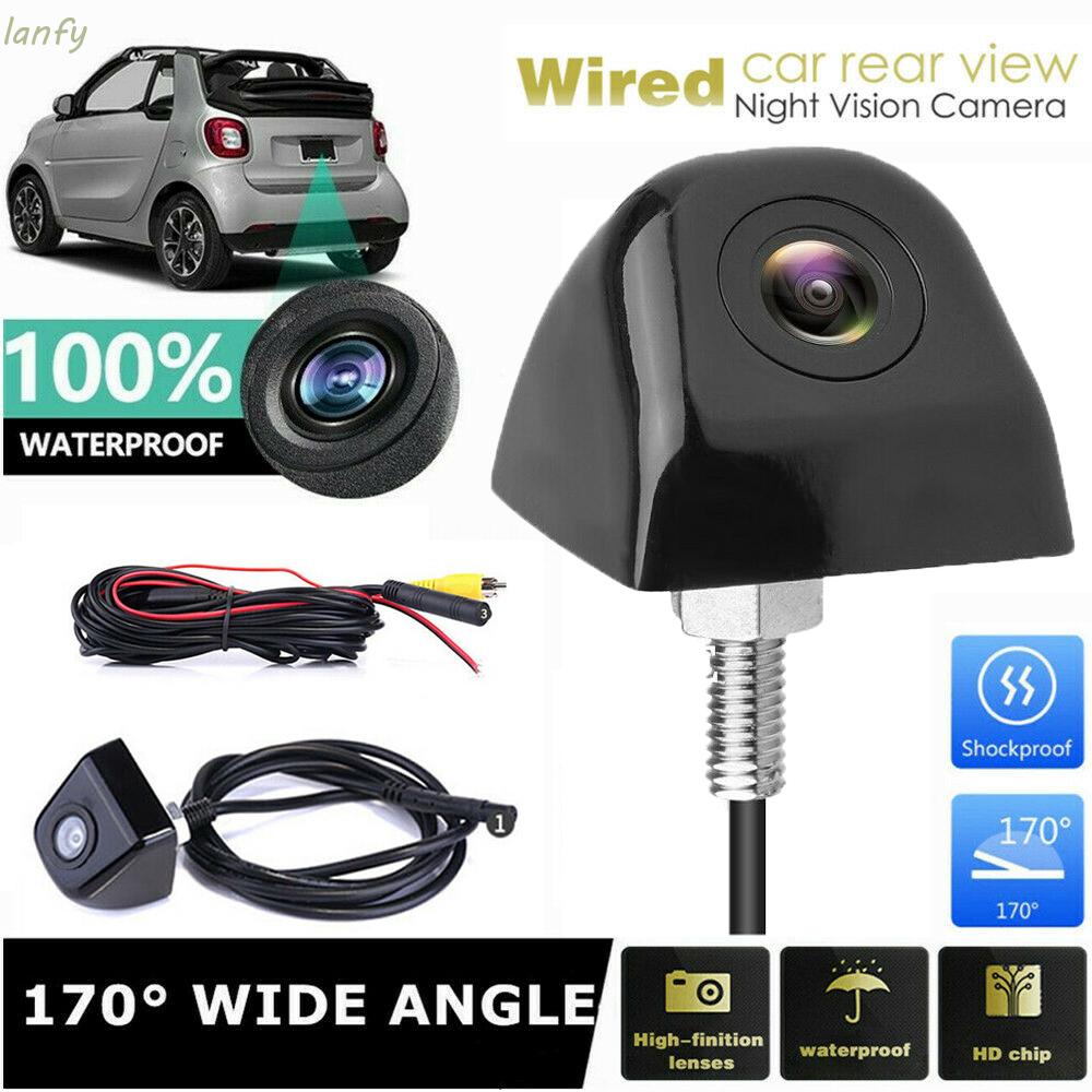 Camera quan sát phía sau hỗ trợ lùi và đỗ xe hơi thông dụng chống thấm nước CCD HD góc quay 170° nhìn được vào ban đêm