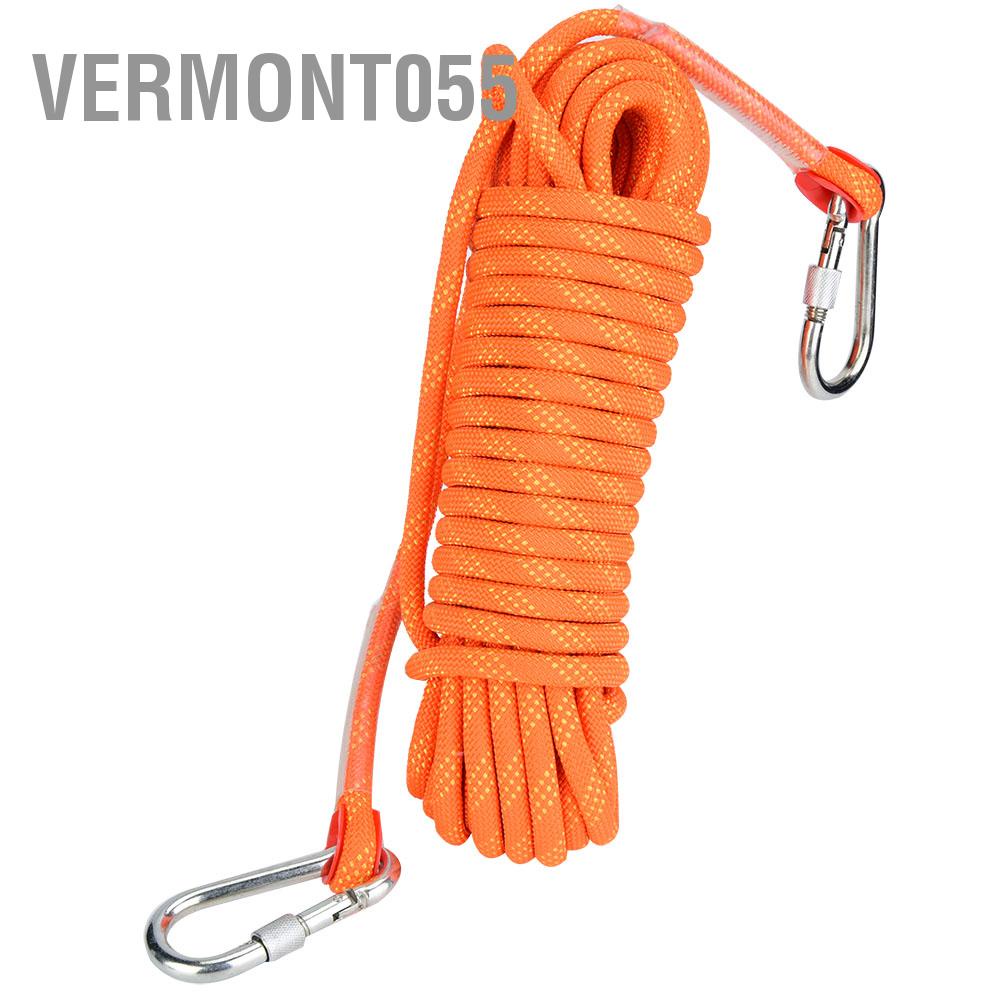 Vermont055 Outdoor Rock Climbing Escape Rope 10mm Diameter Safety Survival Cord