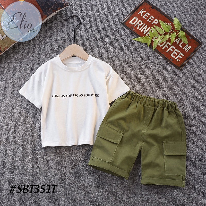 Set quần áo bé trai, đồ bé trai SBT351