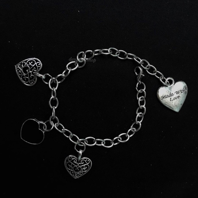 Vòng Hợp Kim phối charm