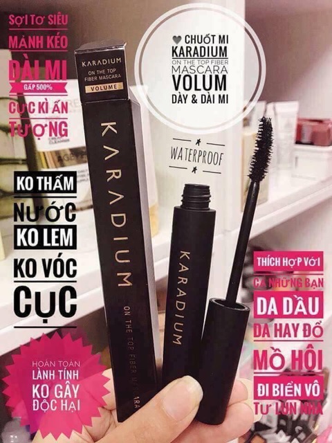 Chuốt Mi Karadium On The Top Fiber Mascara