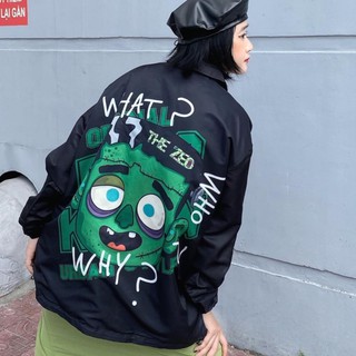 Áo Khoác Dù Unisex Zombie