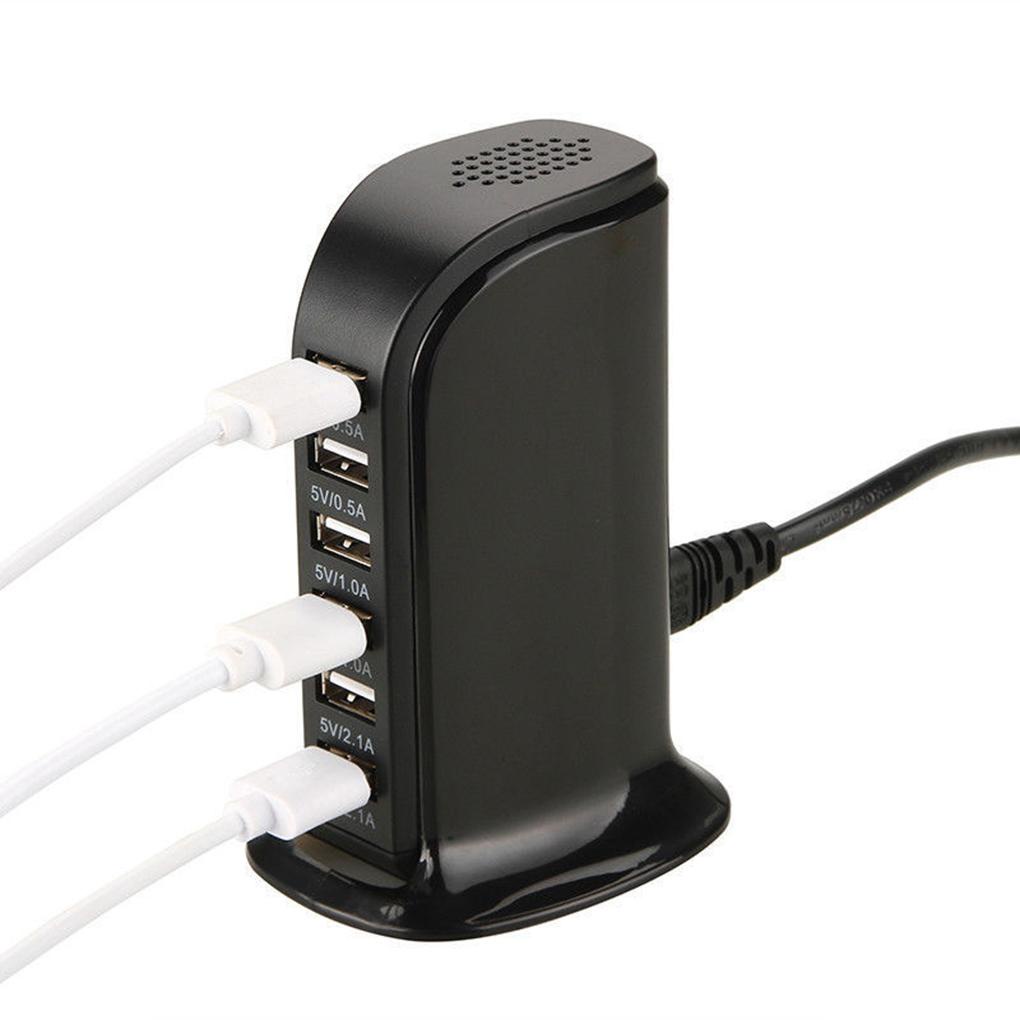 Ổ Cắm Sạc Nhanh 6 Cổng USB Đa Năng Chống Mài Mòn Cho Điện Thoại
