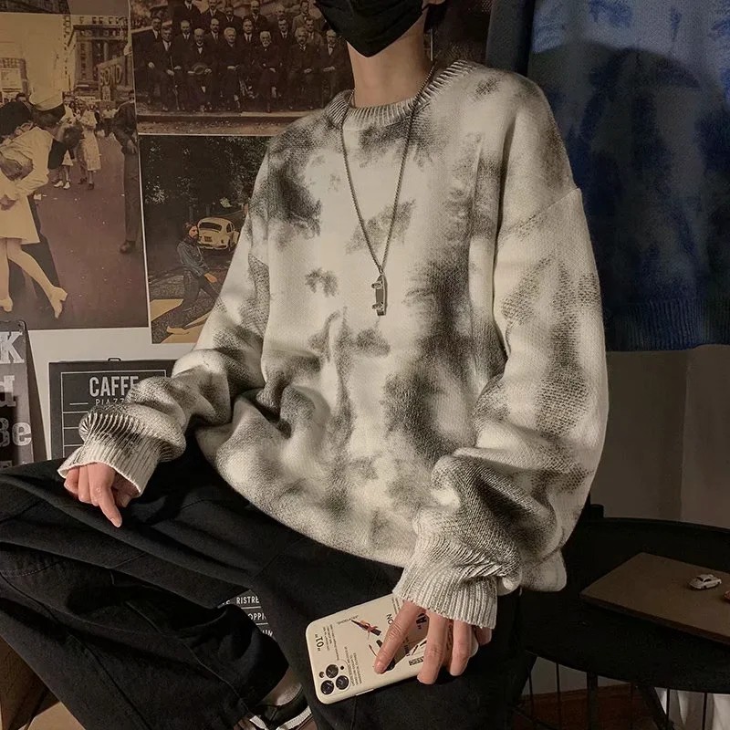 Áo Len Nam Dài Tay Cổ Tròn Thời Trang Hàn