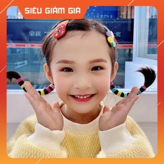 [rẻ vô địch] [20 dây cột tóc 1K ] Dây cột tóc cho bé giảm giá sock [lẻ = sỉ]