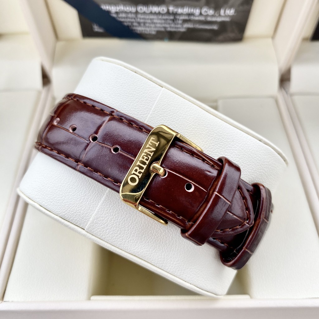 Đồng Hồ NAM ORIENT OR025 DÂY DA Mặt ĐỎ Chống Xước, Chống Nước  - TẶNG Ví Da, 1 Vòng Đá tỳ Hưu + 2 pin AG4 | BigBuy360 - bigbuy360.vn