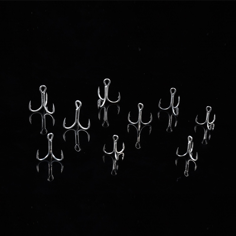 Lưỡi 3 Tiêu BKK 3X  chuyên dùng câu lure đủ size 2 4 6 8 10 - KK01