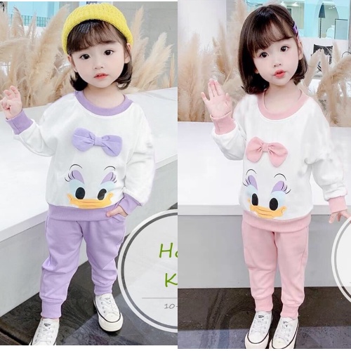 dài vịt cotton mềm mại cho bé gái