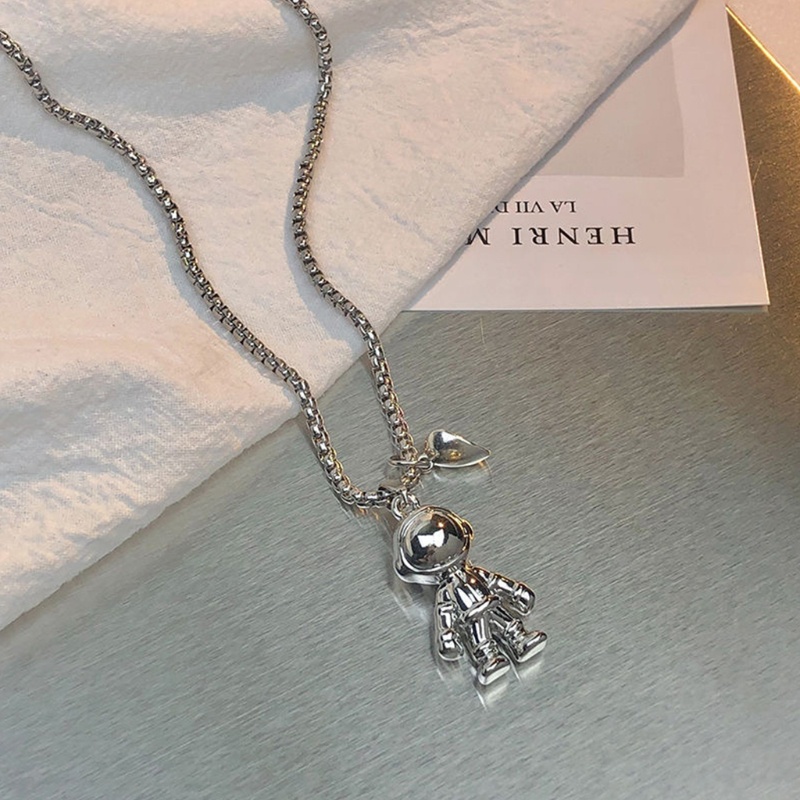 Flgo Set 2 Dây Chuyền Mặt Hình Người Không Gian Phù Hợp Cho Cặp Đôi