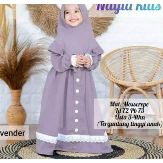 Bộ Móng Tay Giả 234 T & D / Gamis Cho Bé Gái