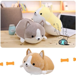 Car Corgi Dog Cute Pillow Decoration Kids Doll Puppet Safe Soft Stuffed Plush Toy