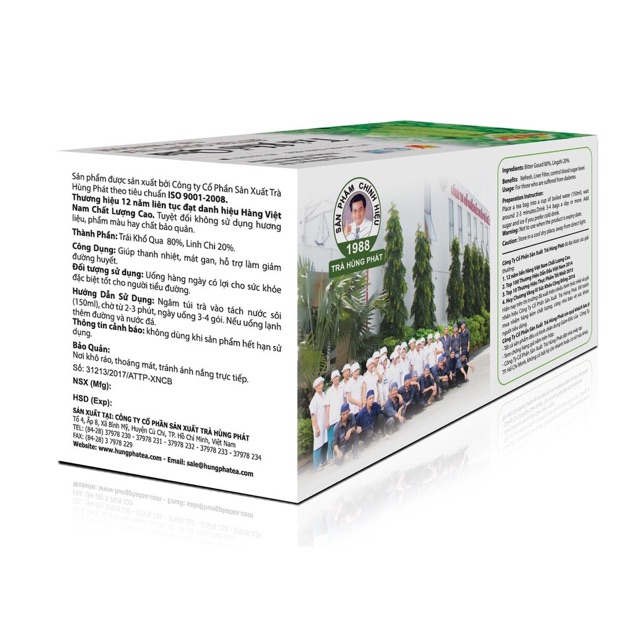 Trà Khổ Qua thanh nhiệt, mát gan