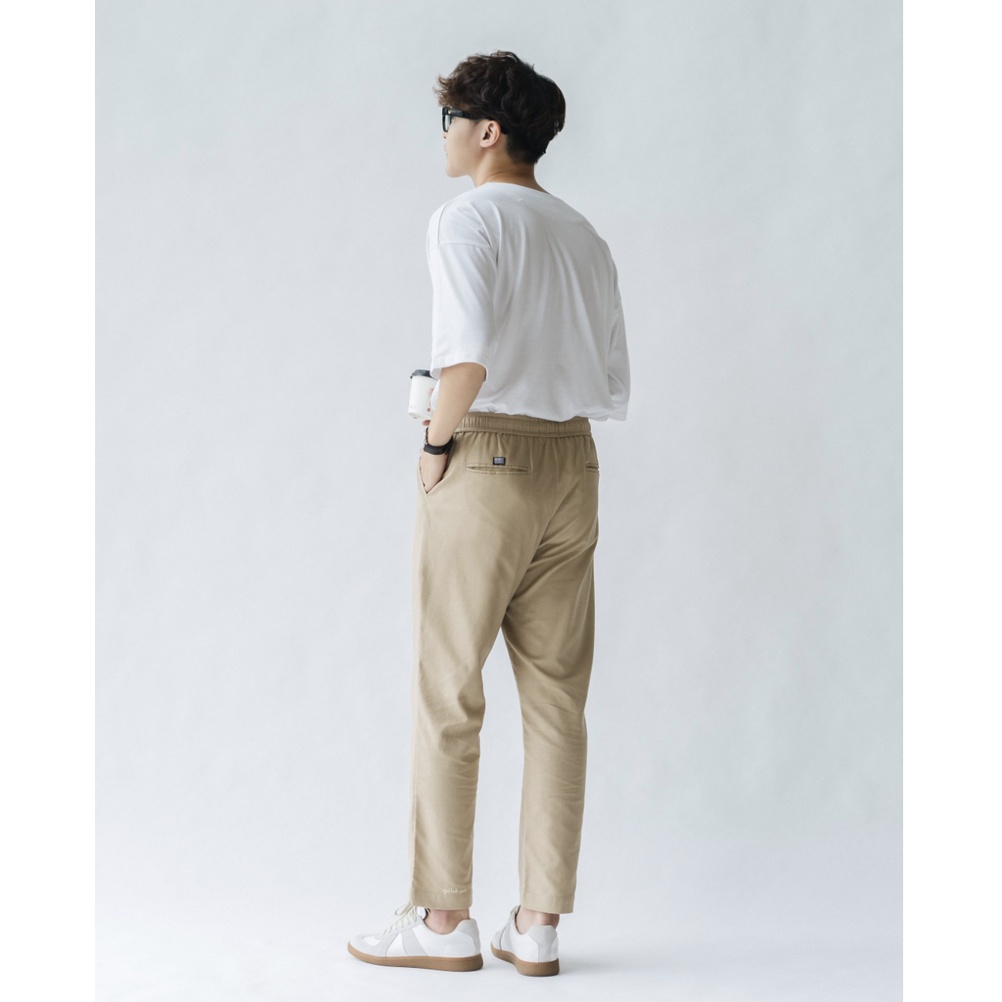 Quần dài nam dáng suông SSSTUTTER vải linen thoáng mát thiết kế cạp chun thoải mái  linen pants ver.2